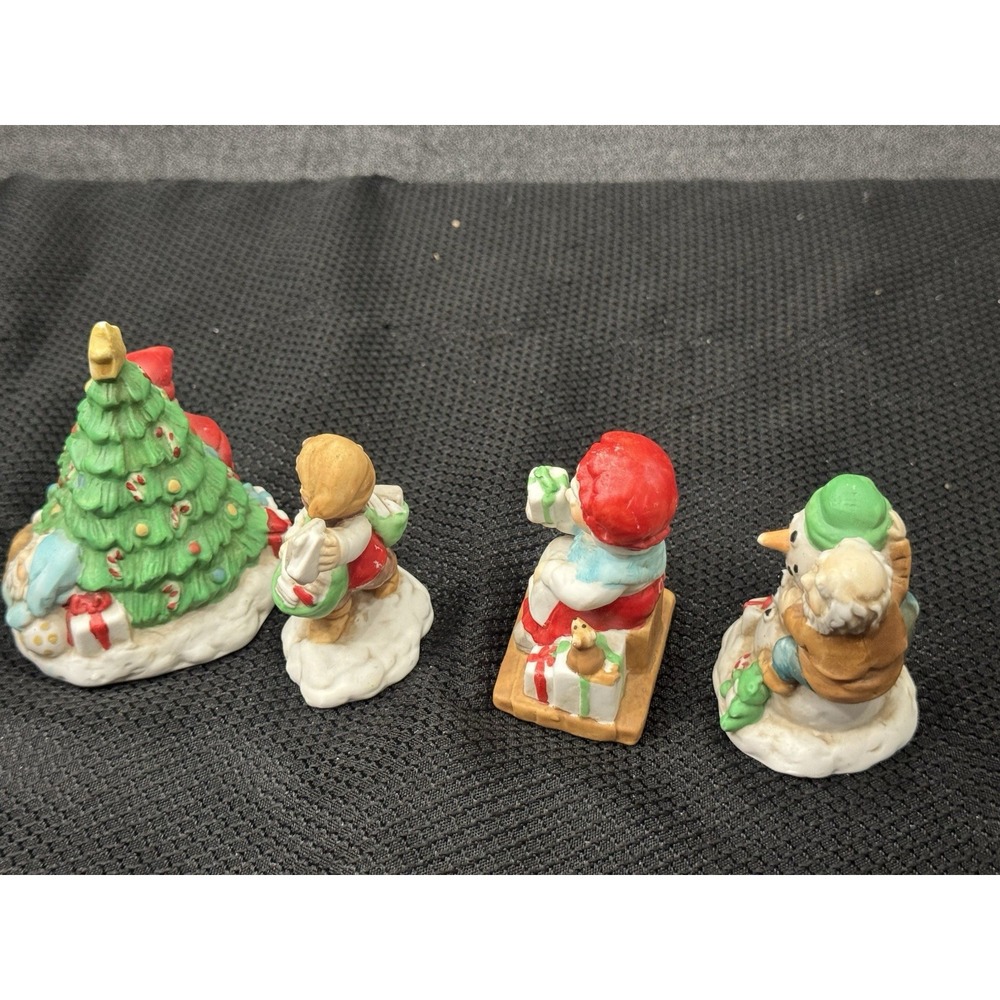Vintage Miniature Christmas Figurines, (Lot‎ Of 7) Mercuries USA, 1991. - Picture 14 of 16